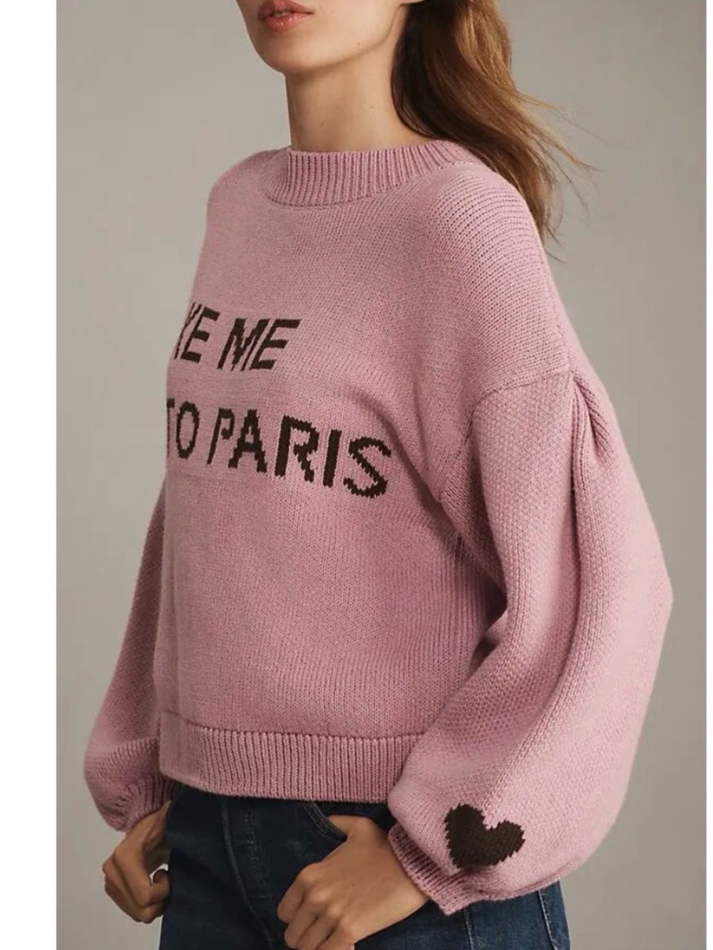 Anthropologie Maeve Graphic City Pullover